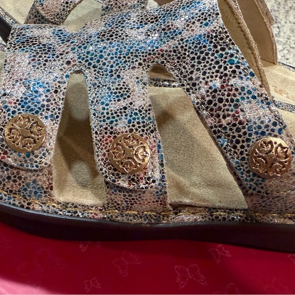 Alegria DINAH-FAWN DOTTIE ADJUSTABLE STRAP SLIDE SANDAL Sz 10.5-11 EU 41 NIB - Picture 13 of 16